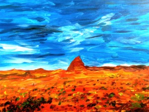 Arizona desert scene